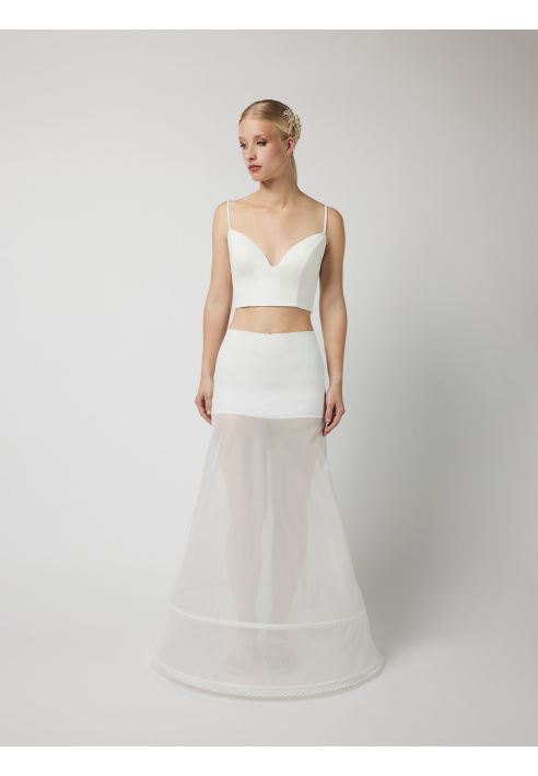 Poirier PC2-230J Petticoat A-Line Basismodel 230 cm Ivory ()