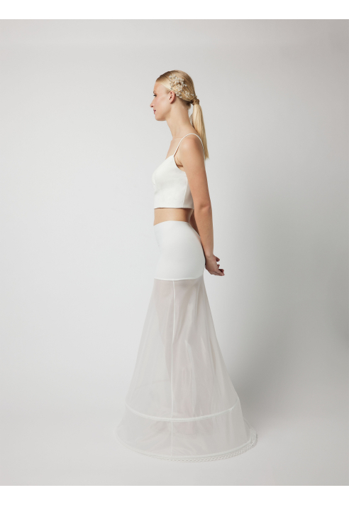 Poirier PC2-230J Petticoat A-Line Basismodel 230 cm Ivory