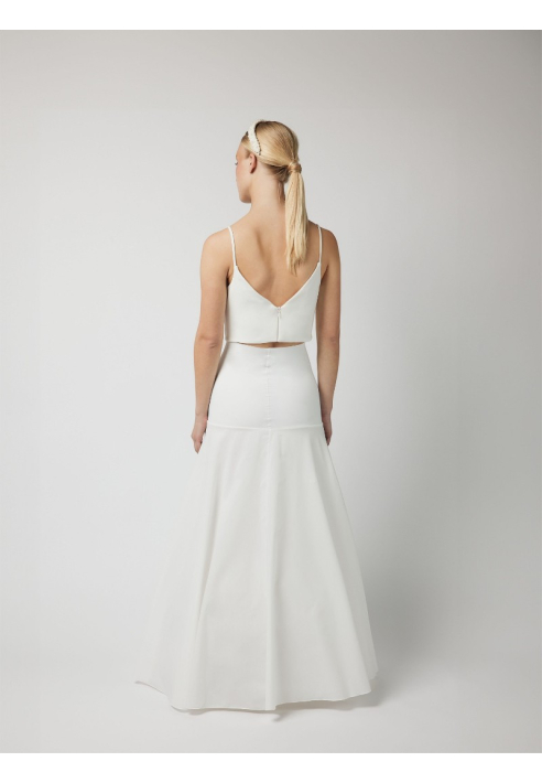 Poirier PC45-190J Petticoat A-Line 190 cm Ivory