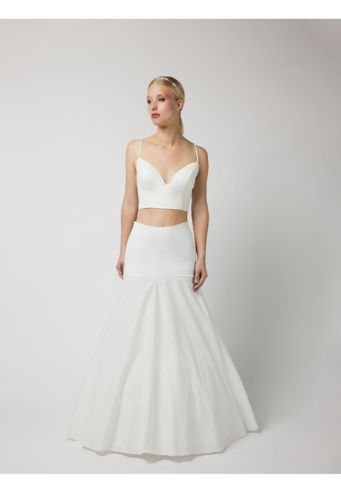 Poirier PC45-230J Petticoat A-Line 230 cm Ivory Blush ()