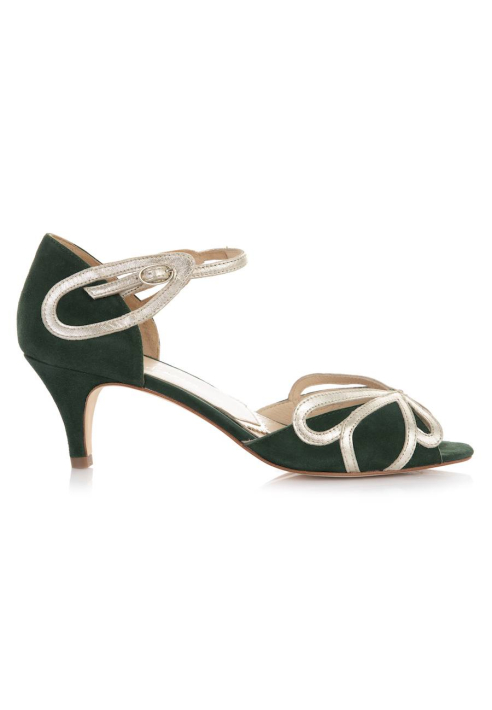 Rachel Simpson Cecelia Wedding Shoes Green ()