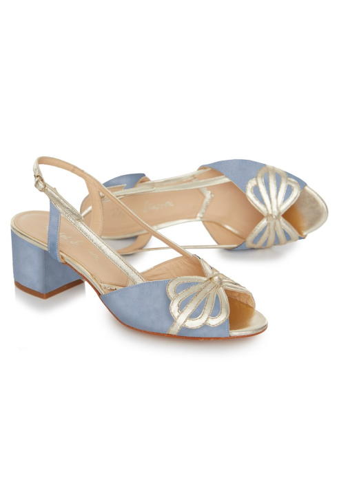Rachel Simpson Kitty Blue Wedding Shoes