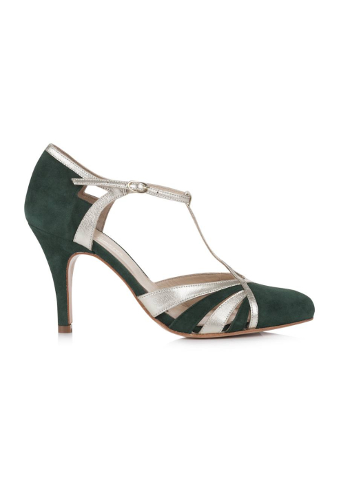 Rachel Simpson Paloma Wedding Shoes Green ()