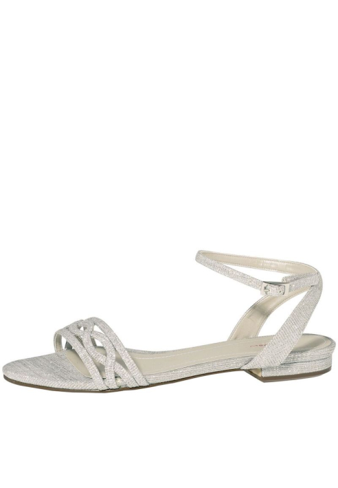 Rainbow Club Faye-Silver Metallic Bridal Shoes