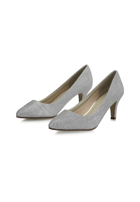 Rainbow Club Brooke Silver Bridal Shoes