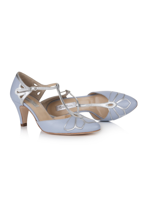 Rachel Simpson Wedding Shoes Gardenia II Blue