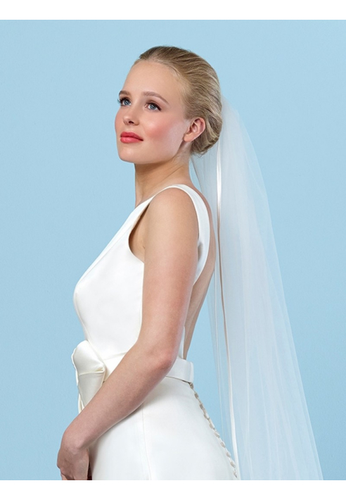 Poirier Veil with satin ribbon edge S20-210/1/SOFT - 210 cm ()
