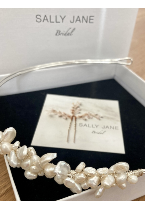 Sally Jane Bridal Sabrina Hair Vine Silver