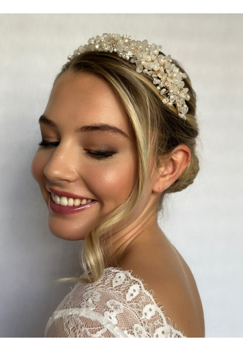 Sally Jane Bridal Selena Tiara Gold ()