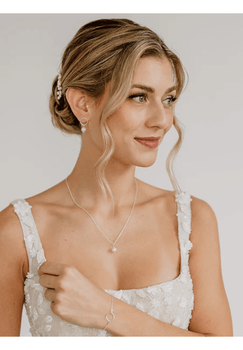 Perlenbräute Toni Jewelry set Silver ()