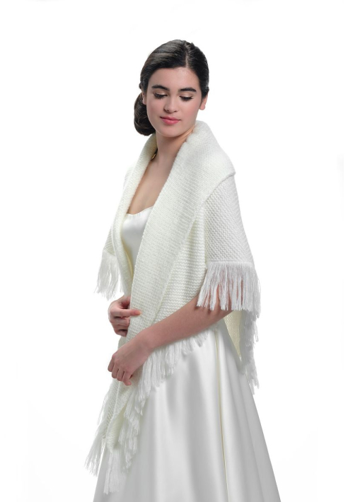 Poirier S172 Knitted Stole ()