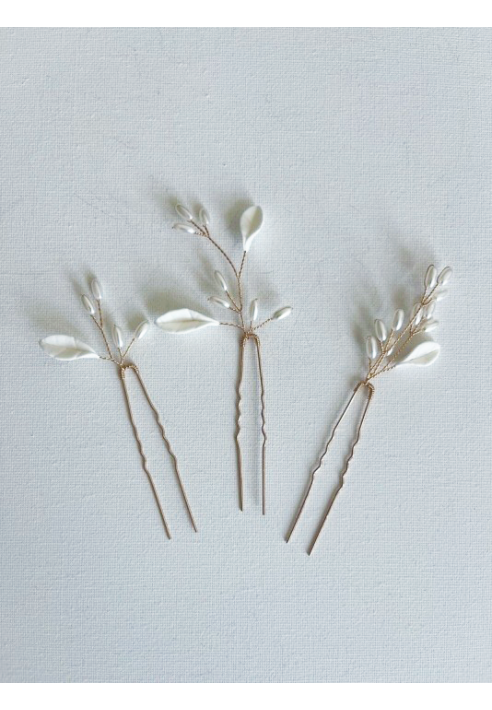 Luna Hairpins Gold