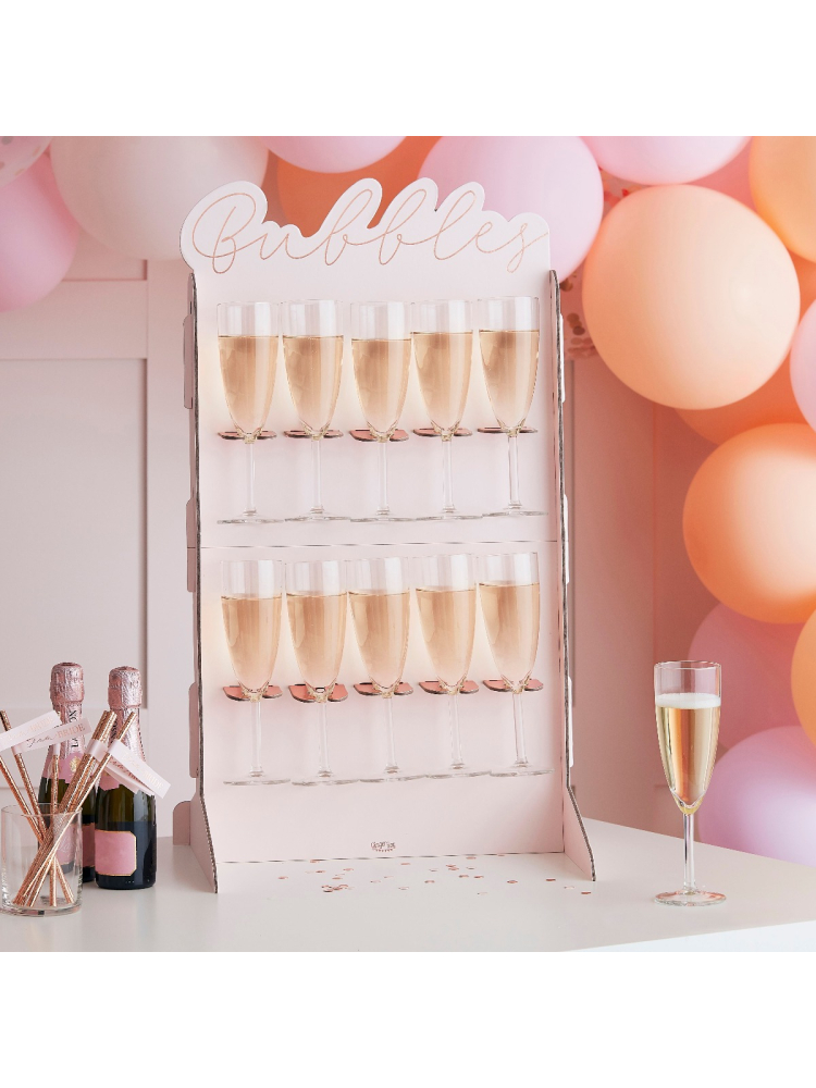 Ginger Ray HN-815 Blush Hen Prosecco Wall main product photo