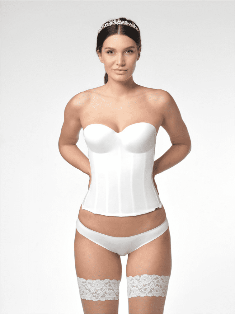 Poirier 18-400 Corset Seamless Ivory main product photo