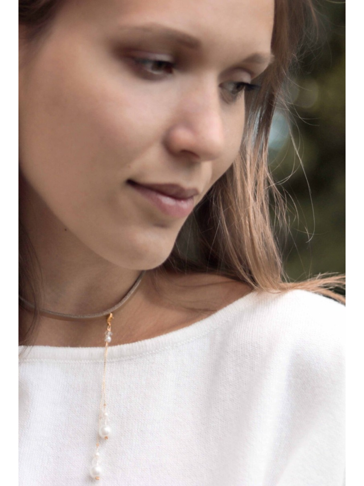 Forever & Eva K101 Leather Choker main product photo