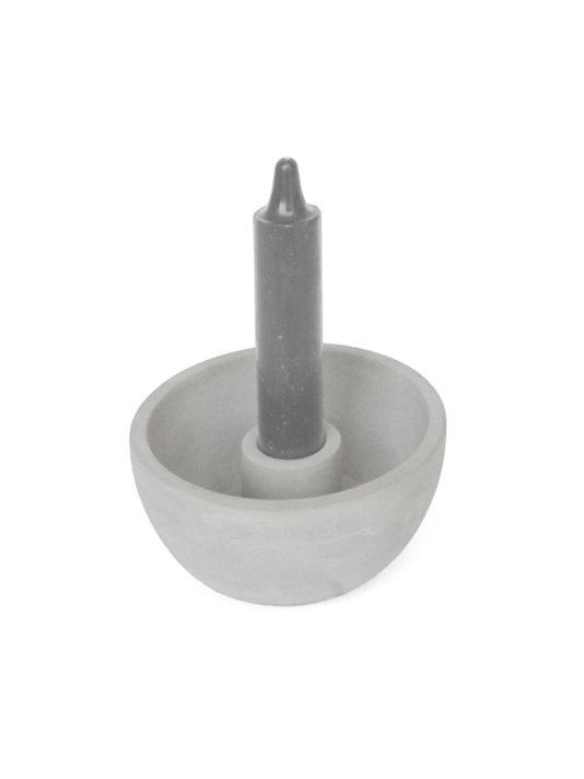 Leeff 18275 Candle Holder Carice S Grey main product photo
