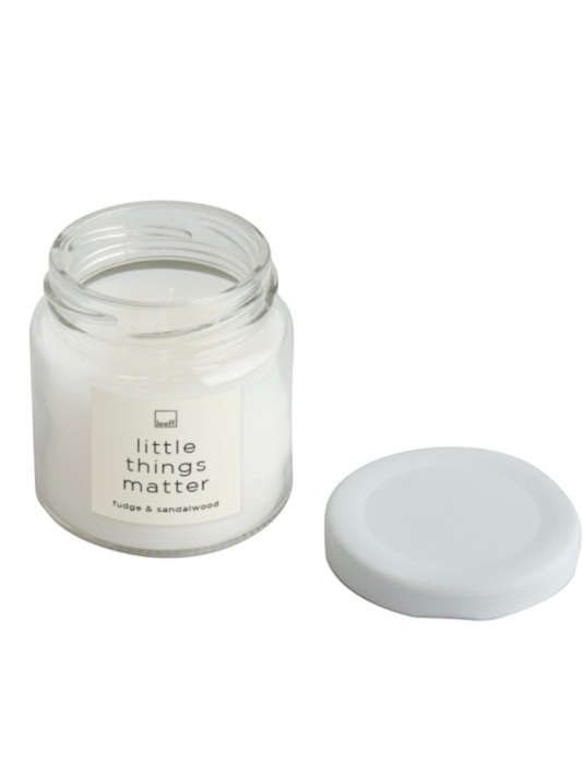 Leeff 18611 Jar Candle S - Little things matter White main product photo