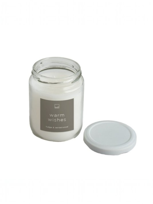 Leeff 18617 Jar Candle L - Warm wishes White main product photo