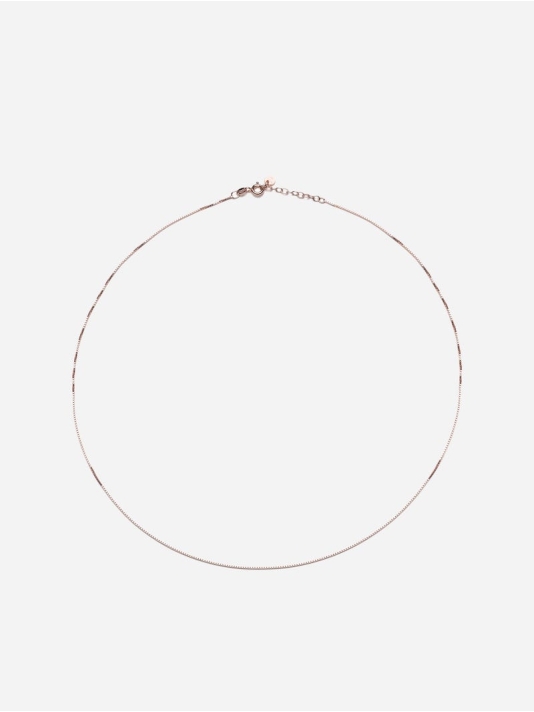 Abrazi Box Chain Necklace Rose-M main product photo