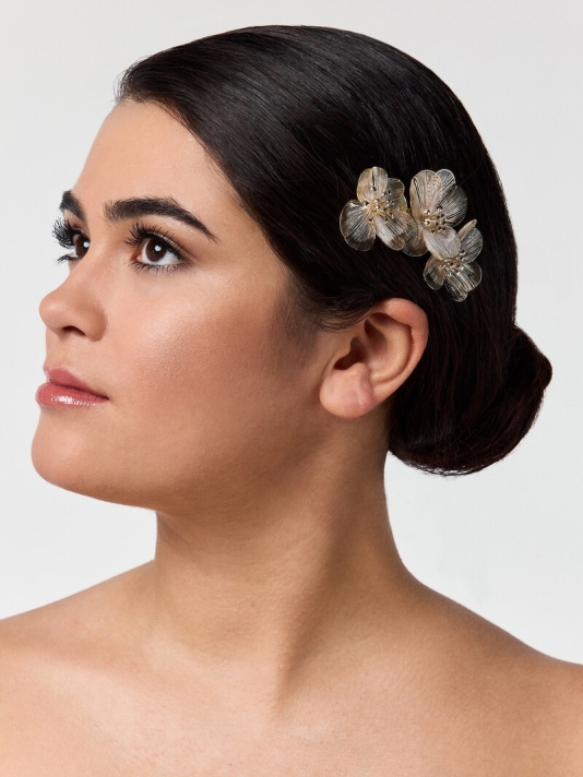 Poirier BB-75025 Hair comb Gold main product photo