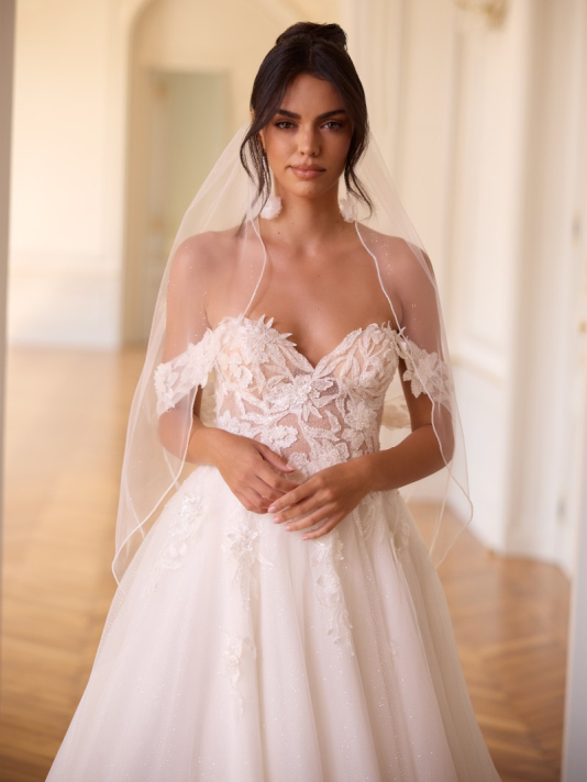 Bianco Evento S548 Veil Ivory - 110 cm main product photo