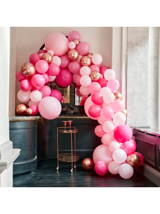 Ginger Ray BA-320 Balloon Arch Luxe Pink Balloon Arch main product photo