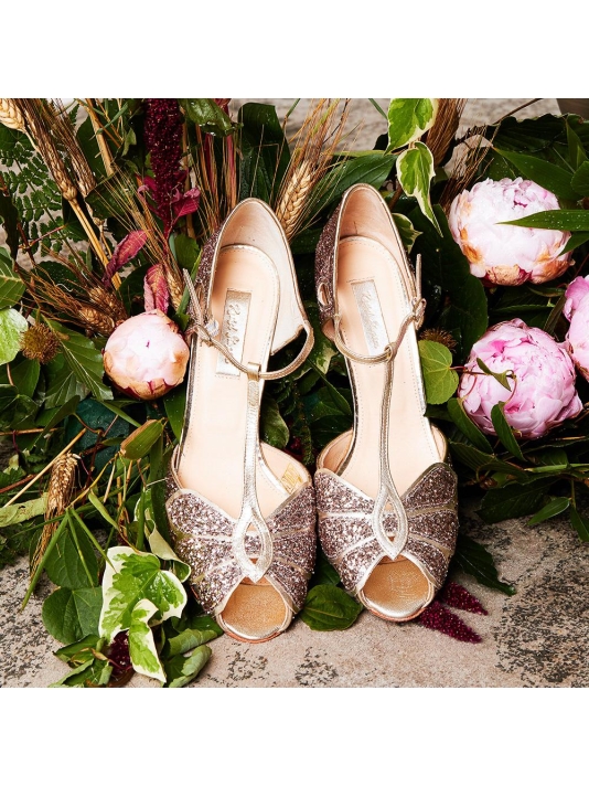 Rachel Simpson Mimosa Quartz Bridal Shoes