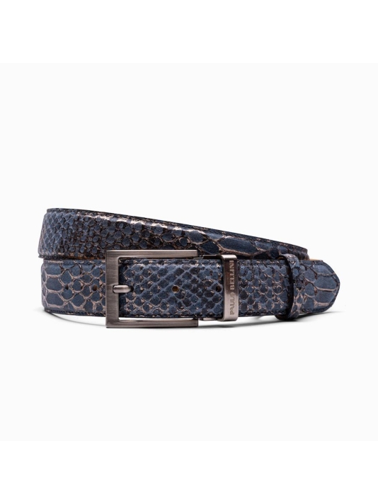 Paulo Bellini Fasano Belt Navy main product photo