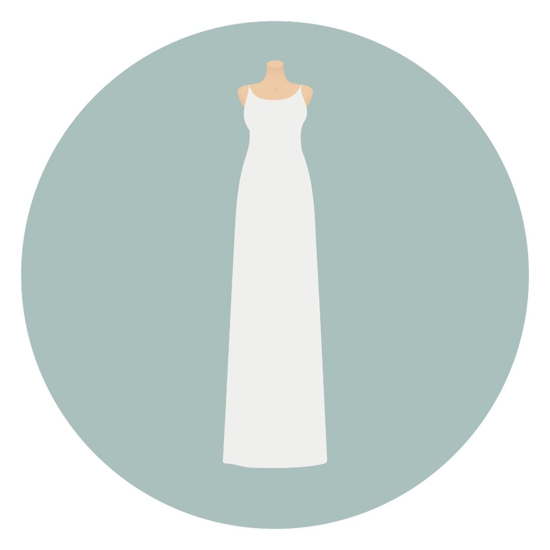 Petticoat for a straight wedding dress