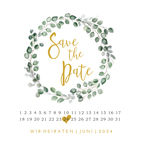 Save The Date Card